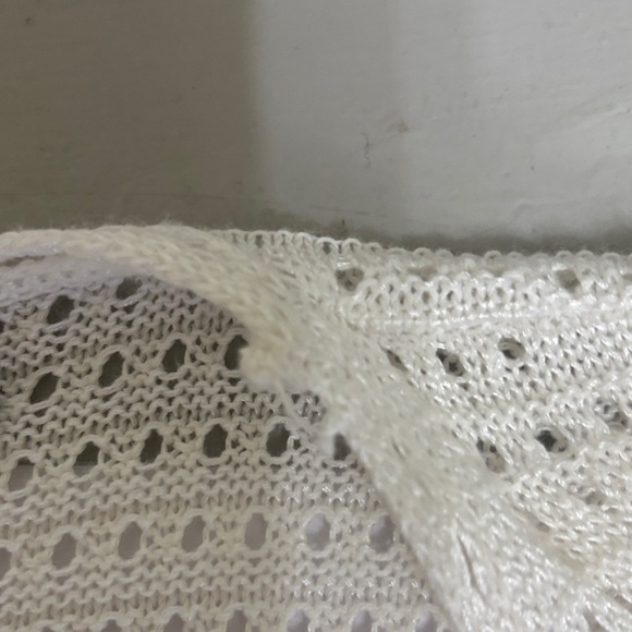 Lauren Ralph Lauren White Knit V-Neck Midi Dress - Picture 8 of 8